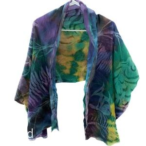 Vintage Under the Sea 60” x 45” Scarf / Cover-Up